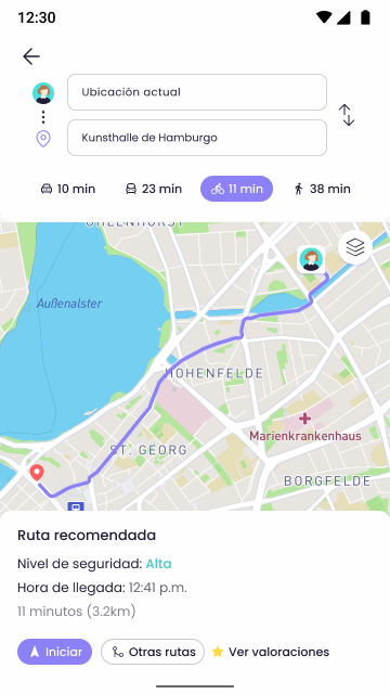 Hi-fi: route selection